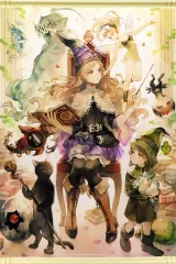 【中古】タペストリー [単品] 集合 ヴァニラウェア描き下ろしB2タペストリー 「PS4/Switch グリムグリモア OnceMore ファミ通DXパック」 同梱特典