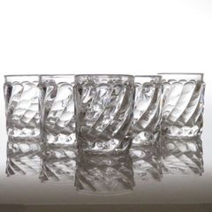 オールド バカラ グラス ● バンブー ショット ミニタンブラー 6客セット 4.5cm アンティーク Bambou