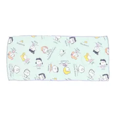 スヌーピー ミントオールフレンズ クイックドライビッグフェイスタオル (グリーン) SNOOPY