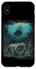 iPhoneXSMax水中撮影カメラ沈没船カメラマンダイバースマホケース