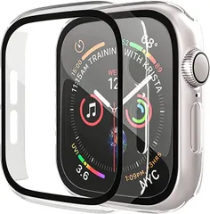 Pellforia アップルウォッチ カバー Apple watch ケース 保護ケース 保護カバー(クリア,  44mm)