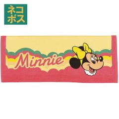 # フェイス タオル 34×83cm キャラクター 子供 TOF80 スケーター ディズニー レトロ ミニーマウス ミニー 男の子 女の子 Disney