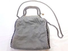 STELLA McCARTNEY ステラ マッカートニー ■ 2WAY 小さめ ショルダーバッグ ハンドバッグ レディース グレー系 ファラベラ □7F