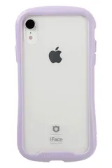iFace Reflection Pastel iPhone XR ケース クリア 強化ガラス (パープル) 
