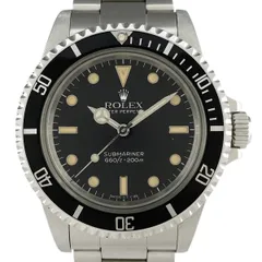 ロレックス ROLEX サブマリーナ ノンデイト フチあり 5513 腕時計 SS 自動巻き ブラック メンズ 【中古】のサムネイル