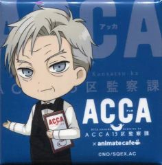 [중고] 배지 핀즈(캐릭터) 스페이드 [ACCA13구 감찰과×animatecafe 트레이딩 스퀘어 캔 배지]