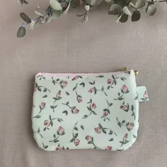 リバティ　フローティング　フローラ　(ピンク) ティッシュポーチ