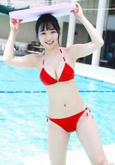 池本しおり超セクシー かわいい 美人 水着下着 巨乳美脚美尻 イラストアート B952ポスター
