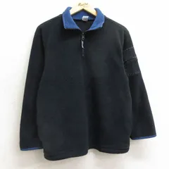 古着 オールドネイビー OLD NAVY 長袖 ハーフジップ フリース ジャケット レディース 黒他 ブラック 24dec09 中古 アウター ジャンパー ブ