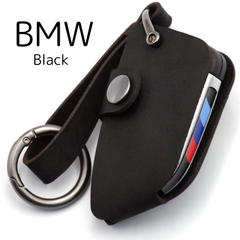 [NONINA] BMW キーケース（黒ページ） スマートキーケース オイルレザー 本革 for BMW 1 2 3 5 6 7 8 シリーズ X1 X2 X3 X4 X5 X6 X7 Z4 BMW　 スマートキー