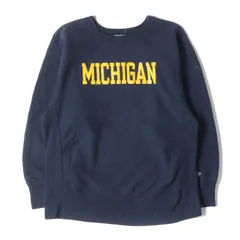 Champion vintage チャンピオン ヴィンテージ スウェット サイズ:L / 80s トリコタグ カレッジプリント リバースウィーブ スウェットシャツ (ミシガン大学モデル) / ネイビー / トップス トレーナー / 80年代 古着