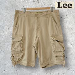 ヴィンテージ　リー　Lee DUNGAREES カーゴパンツ　ショートパンツ　ハーフパンツ　ベージュ　サイズ34