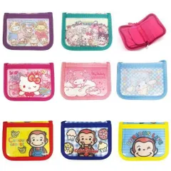 新品未使用 キャラクター （ポスト投函送料無料）財布 小銭入れ ウォレットサンリオ ハローキティ マイメロディ シナモロール おさるのジョージ 2つ折り財布