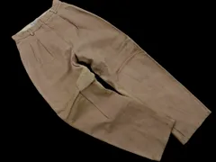 THIRD MAGAZINE ハイカウントコットンタックタックテーパードパンツ