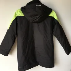 プーマ ベンチコート ブラック/ライトグリーン 140cm 2781202510200018