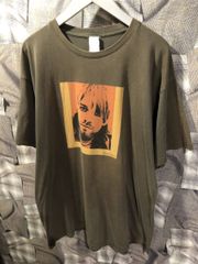vintage ヴィンテージ 90s Kurt Cobain カートコバーン Tシャツ カーキ　FK
