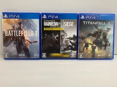 21.PS4ソフト 3本セット ・レインボーシックス シージ アドバンスエディション ・BATTLEFIELD 1 ・TITANFALL 2