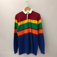 【中古品】Polo by Ralph Lauren ポロバイラルフローレン L/S RUGBY SHIRT ロングスリーブ ラガーシャツ 長袖 トップス 【147-250129-kk-26-tei】