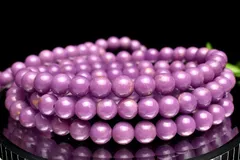 高発色 フォスフォシデライト　6mm　3連タイプ ブレスレット パワーストーン 天然石 _BG5625-6