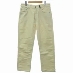 ストーンアイランド STONE ISLAND 00s アーカイブ ARCHIVE ストレートパンツ コンパスロゴ メタルボタン パッチ イタリア製 アイボリー系 W34 約Lサイズ 0514のサムネイル