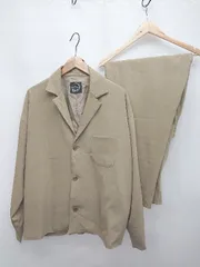 ◇ Loose ルース ジャケット パンツ セットアップ上下 サイズL ベージュ メンズ P  【1407100045600】