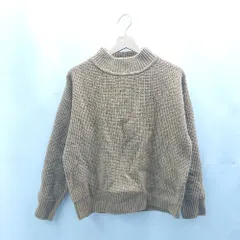 ◇ ⊇ URBAN RESEARCH DOORS ハイネック 長袖 ニット セーター サイズ1 ブラウン系 レディース E  【1502180046704】