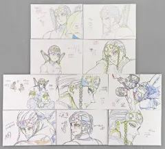 【中古】ポストカード 宇髄天元 原画ポストカードセット 「鬼滅の刃 無限列車編・遊郭編 キャラクター絵巻カフェ in ufotable Cafe×マチ★アソビCAFE 第三期」