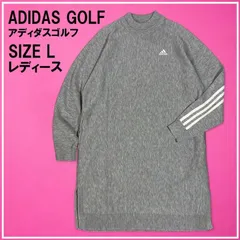 アディダス ゴルフ 2022年モデル ハイネック ニット 長袖 ワンピース L