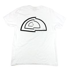 フィードバック ビデオエフェクト Tシャツ（ホワイト・Mサイズ）オリジナル グラフィックTシャツ