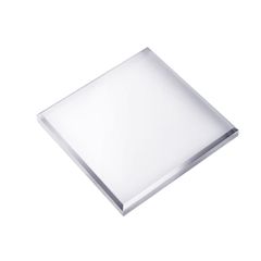 アクリル本舗 アクリル ベース キューブ ブロック 正方形 ダイヤモンドカット 15×15×1.5cm 透明 アクリルパネル ディスプレイスタンド インテリア 撮影台 標本 展示