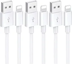 iPhone 充電ケーブル 純正 2M 3本セット 急速充電 高速データ転送 断線防止 アイホン 充電ケーブル iPhone ケーブル 高耐久 iPhone 13/ 13 Pro/ 13 Pro Max/ 12/ 11/ XS/XR/ 8/ 7対応
