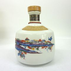 ウイスキーサントリー サントリー ローヤル 沖縄 紅型 陶器ボトル 760ml