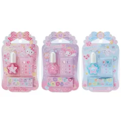 サンリオ キッズネイルカラー ネイルセット ネイル パーツ シール ラメ デコ ストーン マニキュア 爪 キャラクター キッズコスメ 子供 女の子