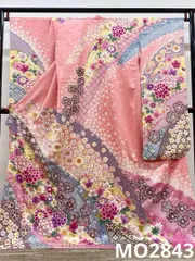 振袖 豪華 刺繍 金駒 金彩 紋意匠 身丈173cm 躾糸付き MO2843