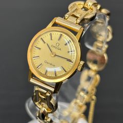 ▪️OMEGA  オメガ レディース腕時計 手巻き 稼働品 ゴールドカラー