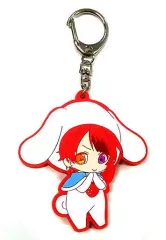 【中古】雑貨 莉犬(すとろべりーぷりんす) サンリオ×すとぷりラバーキーホルダー 「すとぷりくりすます!」 ヴィレッジヴァンガード限定