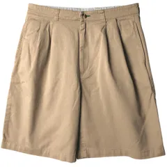 古着 トミーヒルフィガー TOMMY HILFIGER ツータック チノショーツ ショートパンツ レディースL(w30)相当/eaa579319のサムネイル