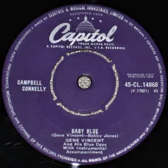 英7” Gene Vincent & His Blue Caps Baby Blue / True To You 45CL1468 Capitol Records /00080