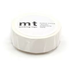 カモ井　エムティー mt MT01P208R [マスキングテープ mt 幅15mm×7m巻 1P マットホワイト]