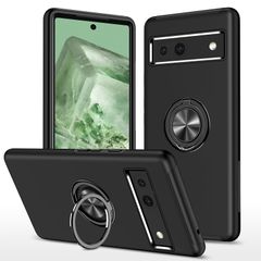 【新着商品】TPU+PC 軽量 極薄 Google Google シリコンケース Pixel スタンド付き 8 バンパー型ケース 固定機能 対応 Kluso 保護カバー 車載ホルダー用 ソフト 全面保護 レンズ保護 擦り傷防止 耐衝撃 リング付き 指紋防止 ケ