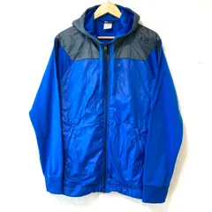 (^w^)b adidas アディダス ジップアップ パーカー ジャケット ウインドブレーカー スポーティ アクティブ アウトドア トップス 長袖 運動 トレーニング ネイビー メンズ 男性 サイズO