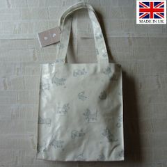 イギリス製 PVC ショッピングバッグ エコバッグ Lugger Bag  Hot Paws ＆ Trogg (Paw-36) Made in UK イギリス直輸入