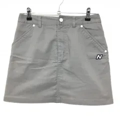 ニューバランスゴルフ スカート グレー 刺しゅう レディース 0(S) ゴルフウェア New Balance