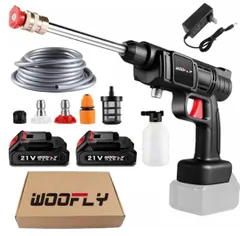 高圧洗浄機 コードレス ハンディウォッシャー 洗車 強力洗浄 ハイパワー 軽量 バッテリー付き　充電式　玄関　ベランダ掃除　マキタ18vバッテリー互換