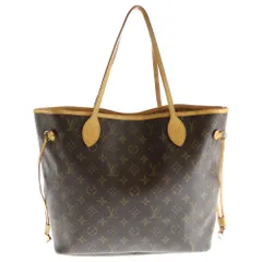 LOUIS VUITTON (ルイヴィトン) モノグラム ネヴァーフルMM ブラウン PVC トートバッグ M40156