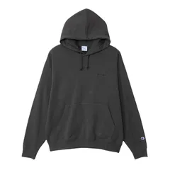 【新品】 [チャンピオン] スウェット 長袖 丸首 スクリプトロゴ リラックスフィット ドロップショルダー クルーネックスウェットシャツ C8-A123Z メンズ オフブラック 1