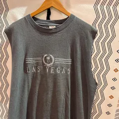 古着　タンクトップ　グレー　las Vegas