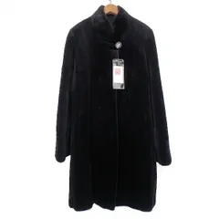 #wnc ローゼン サガファー ROZEN SAGA FURS 毛皮コート M 黒系 シェアードミンク タグ付き 美品 レディース [935310]
