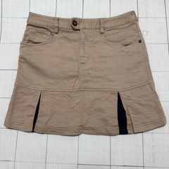 ハ2505-14-4448 アディダス　adidas ゴルフスカート　ベージュ　L