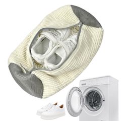 新品 靴 洗濯ネット 靴 洗濯ネット 靴 洗濯機 靴用洗濯ネット 多機能 靴用 洗濯袋 丸洗い 靴の損傷を防ぐ 型崩れ防止 洗い 丈夫 耐久性 吊りループ 再使用可能 家庭用